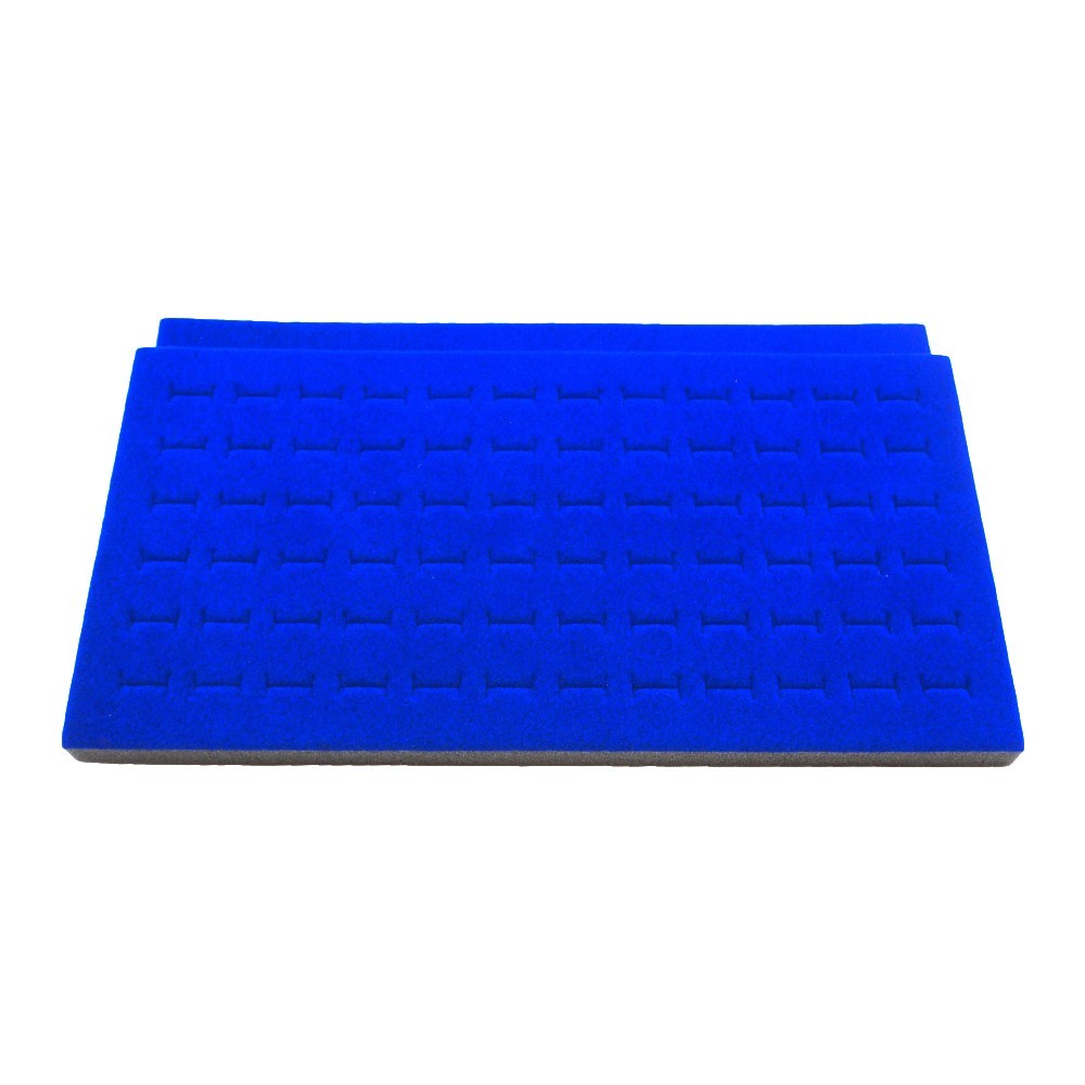 72 Slot Ring Foam Jewelry Tray Insert Display Pad Liner available in 6 Colors