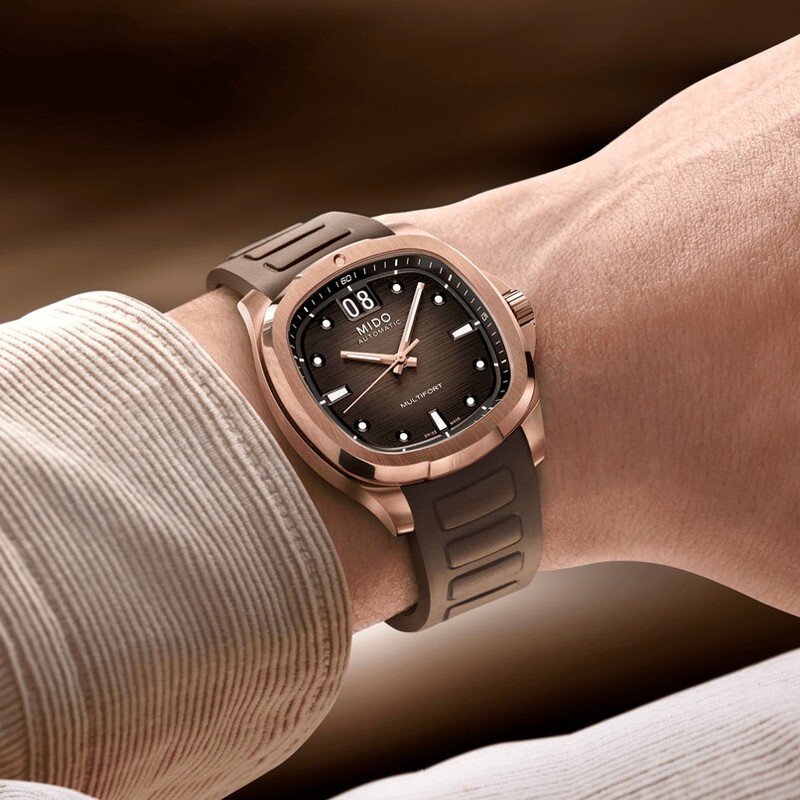New Mido Multifort Tv Big Date Brown Dial Brown Strap 40mm M049.526.37.291.00