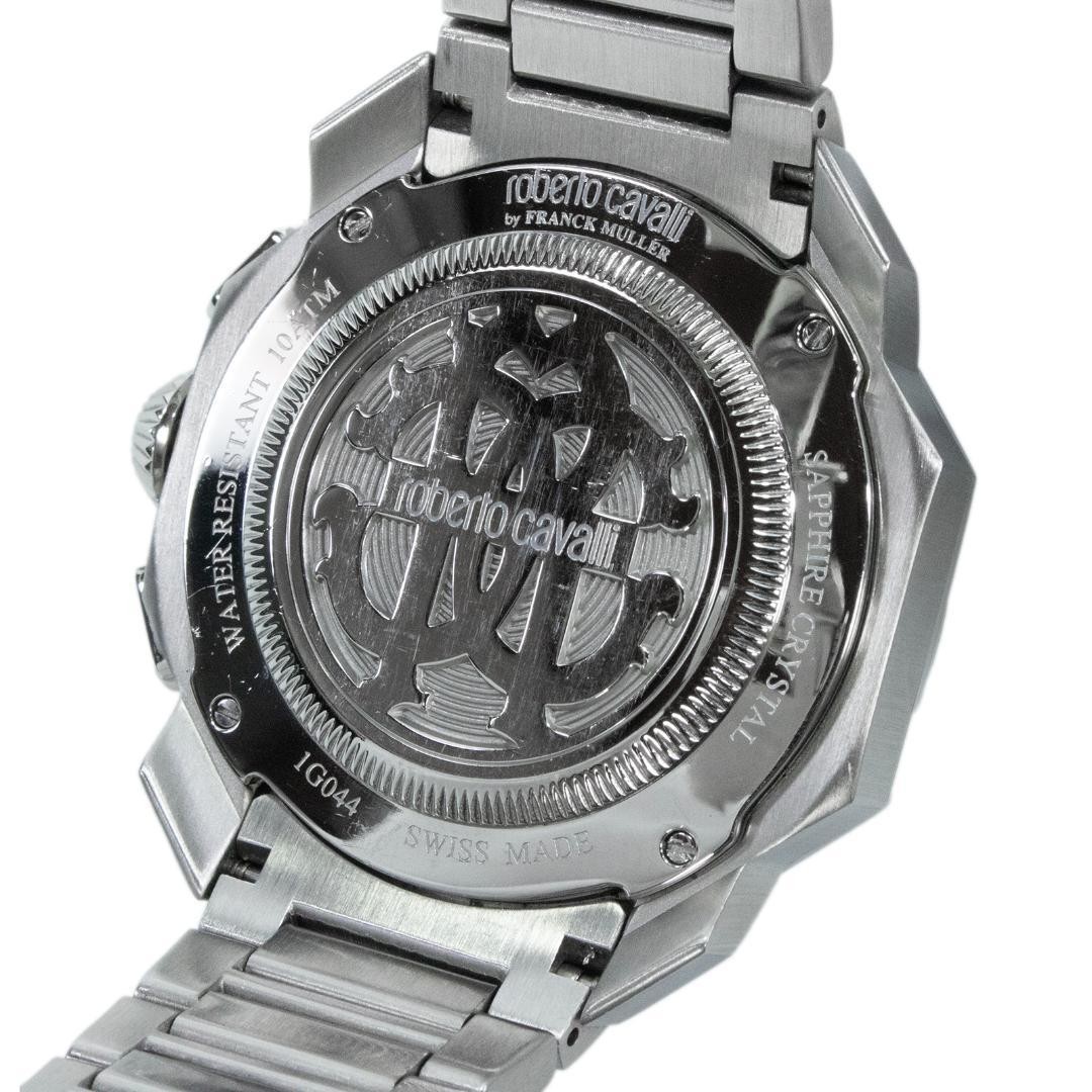 Roberto Cavalli Wristwatch Quartz Men’s Navy Blue Chronograph Heavy Feel