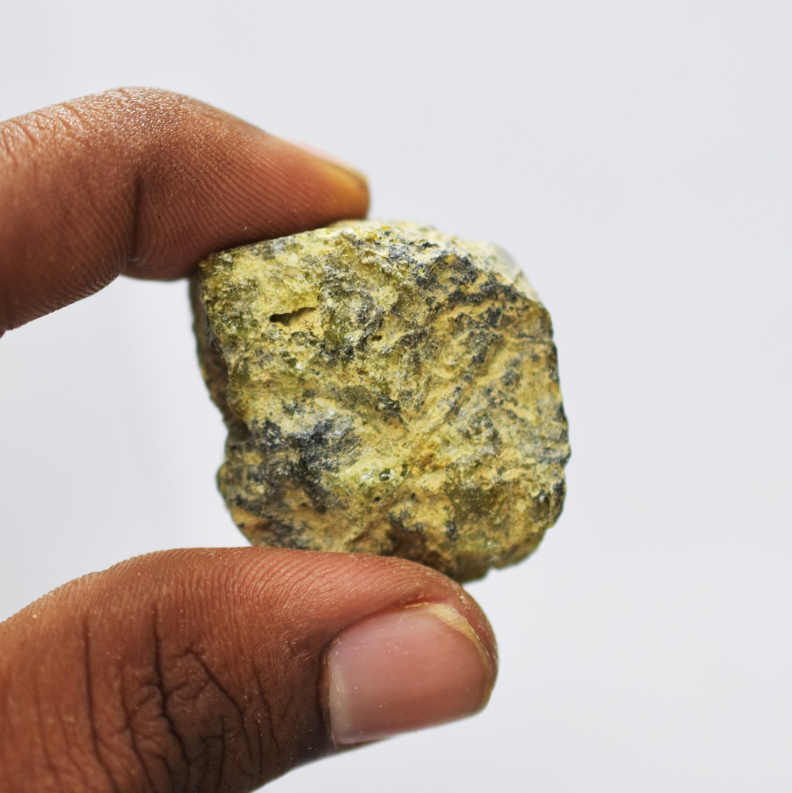 Uncut Natural Green Tourmaline Uncut Rough CERTIFIED 206 Ct Loose Gemstone