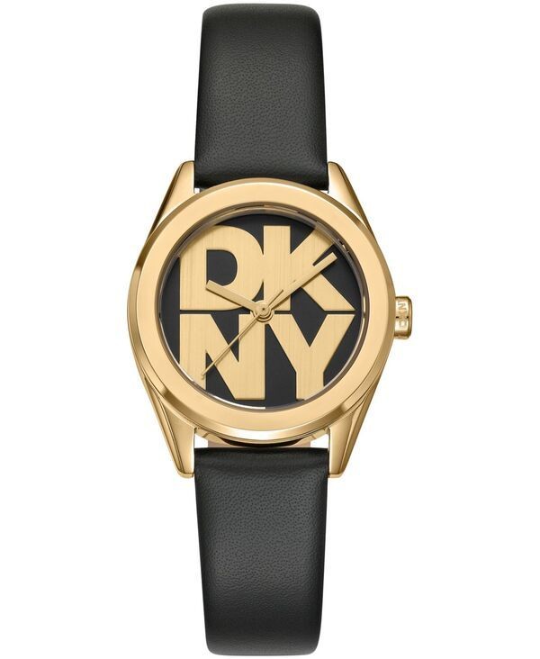 Donna Karan New York Ladies’ Accessories Watch Leather Logo DKNY Womens Logo Qua