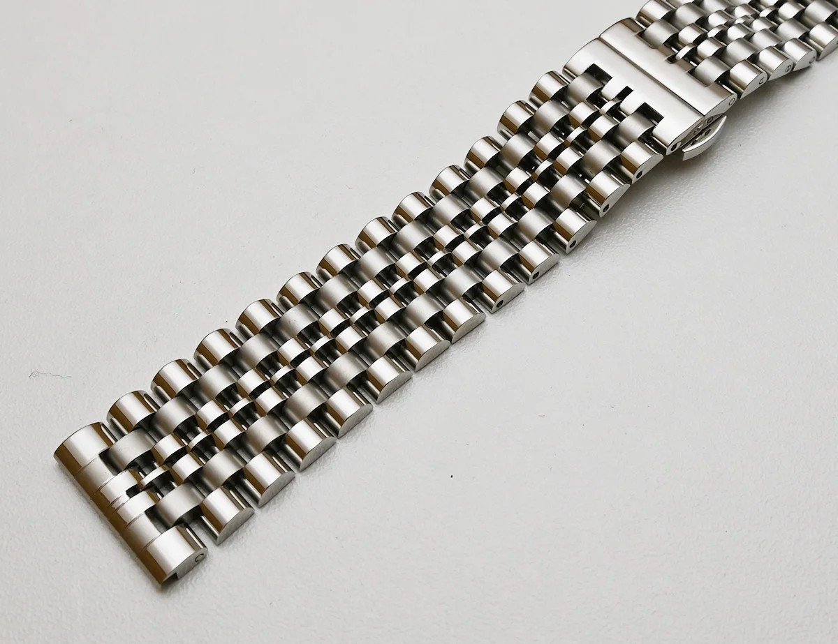 Stainless Steel Watch Band Polished Metal Set 18mm 19mm 20mm 21mm 22mm 23mm 24mm