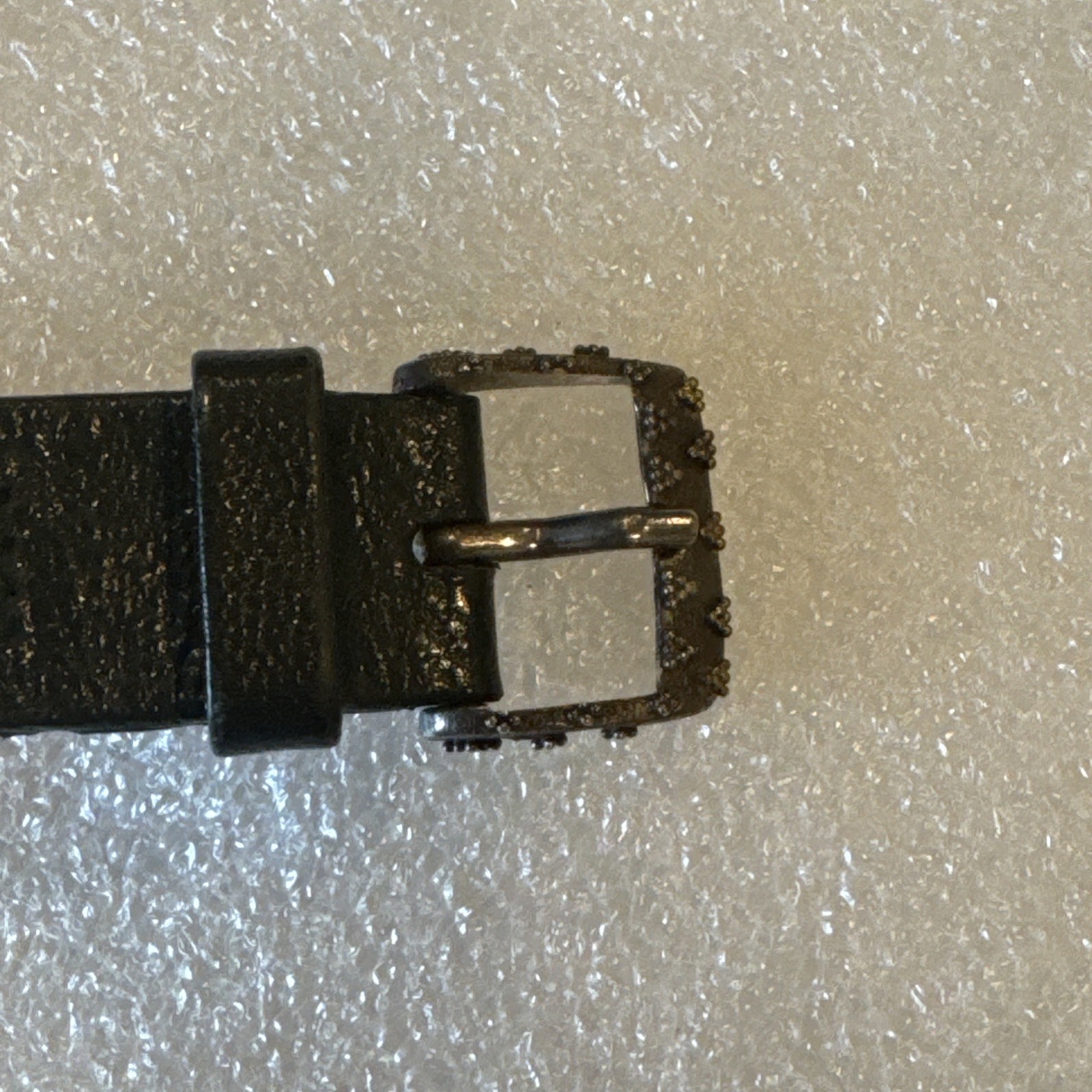 John Hardy Watch Gold Original Green Crocodile Band 4873 Please Read Description