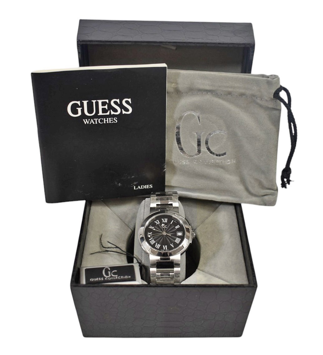 GUESS Quartz Ladies Swiss Made Stainless Steel Watch GC15500 BOXED NEW