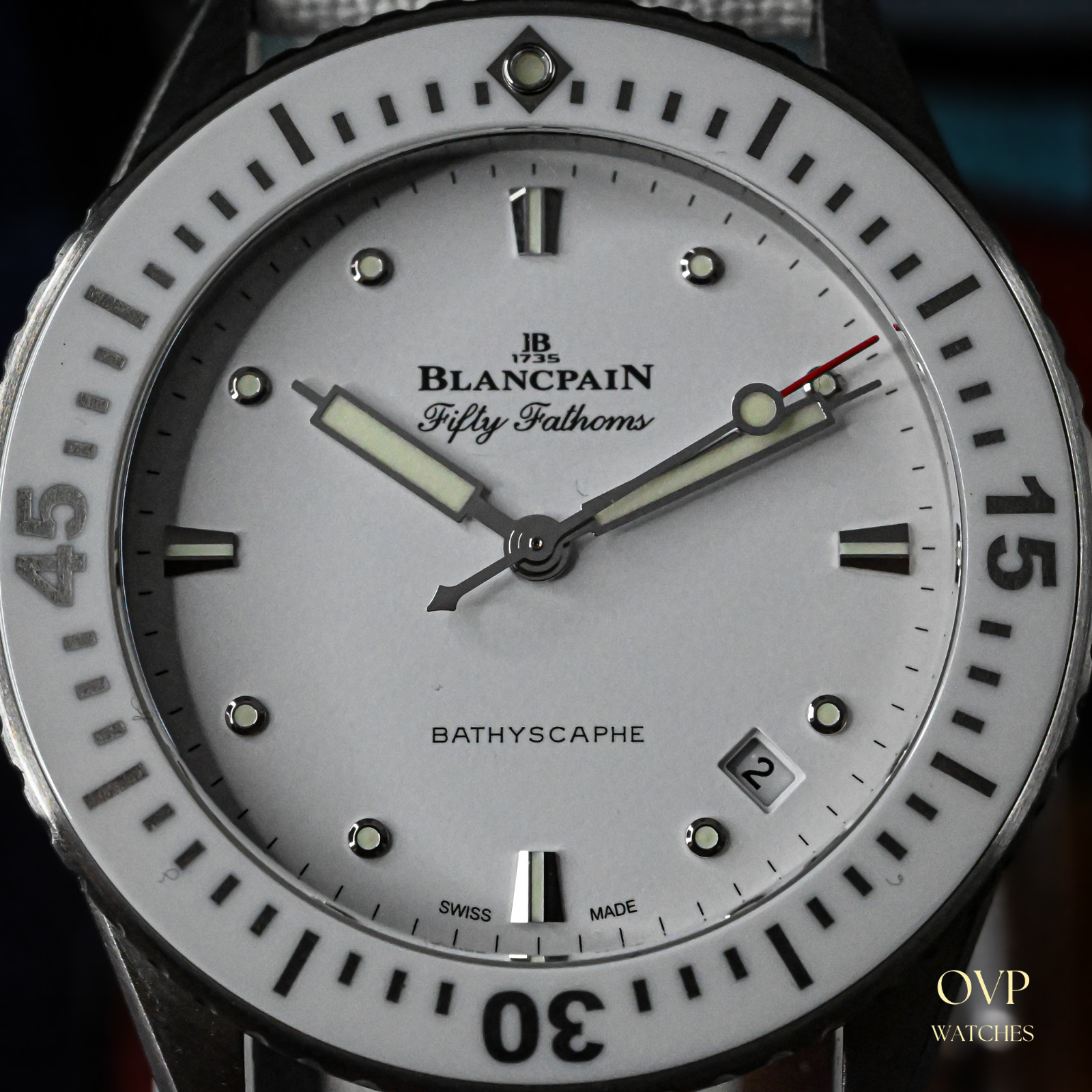 Blancpain Fifty Fathoms Bathyscaphe 38mm – Complete Set | Ref: 5100-1127-W52A