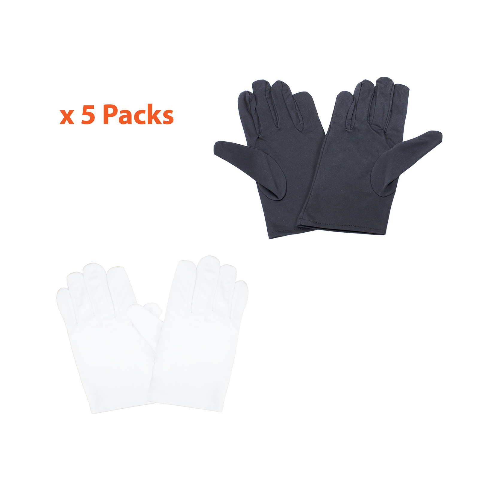 5 PACKS Microfiber Hobby Watch Jewelry Care Handling Lint-free Touchscreen Glove