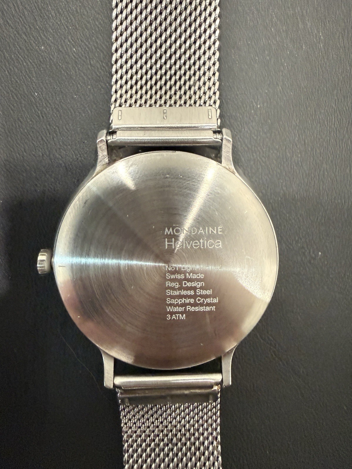 Mondaine Helvetica No1 Light Swiss Made Sapphire Crystal 38 mm Watch