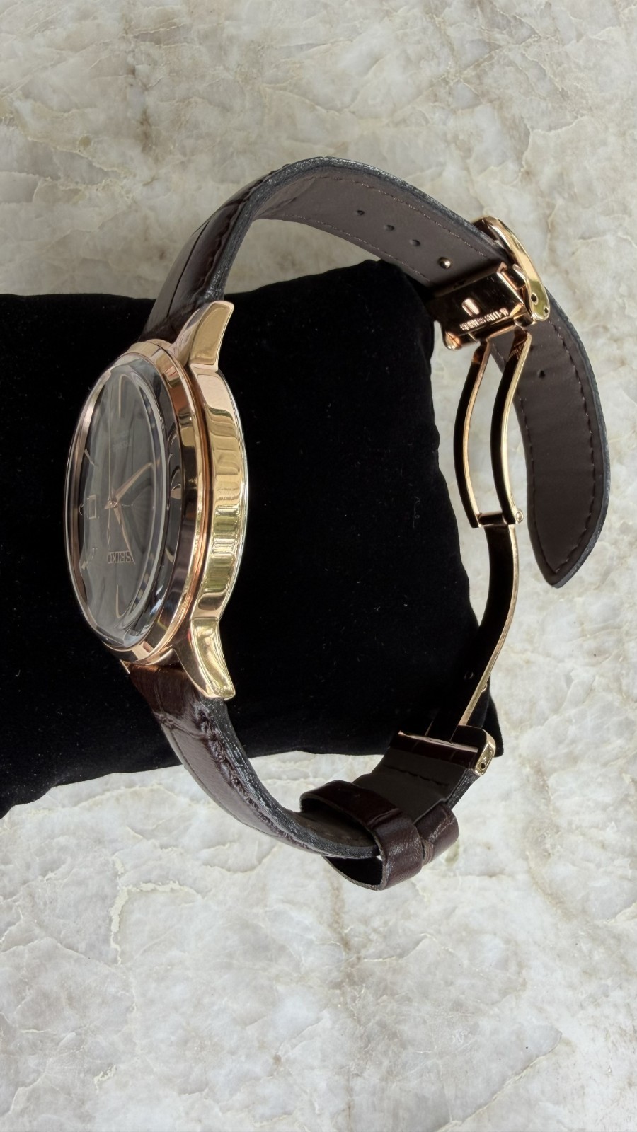 Seiko Presage “Cocktail Time” SRPB46 “Manhattan” Pristine / Rose Gold Automatic