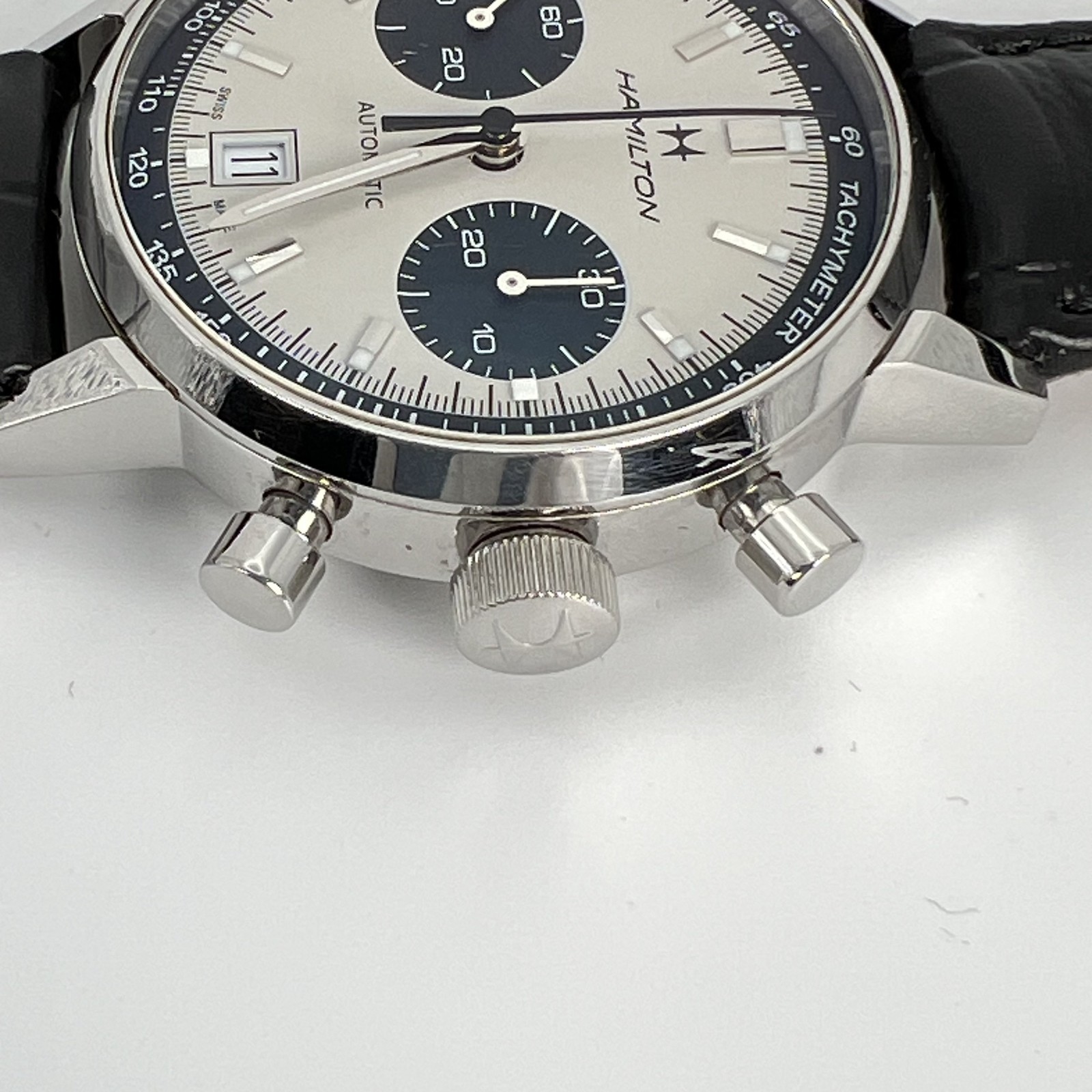 Hamilton Intra-Matic H384160 Automatic Chronograph Men’s Watch Stainless #W-21