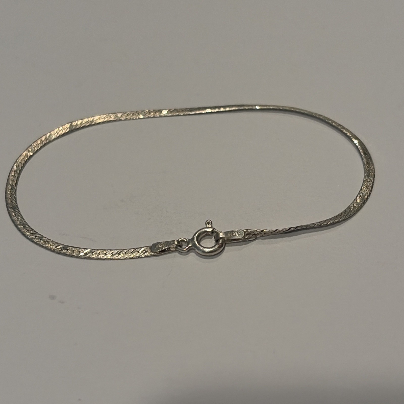 Silver Colored Chain Bracelet