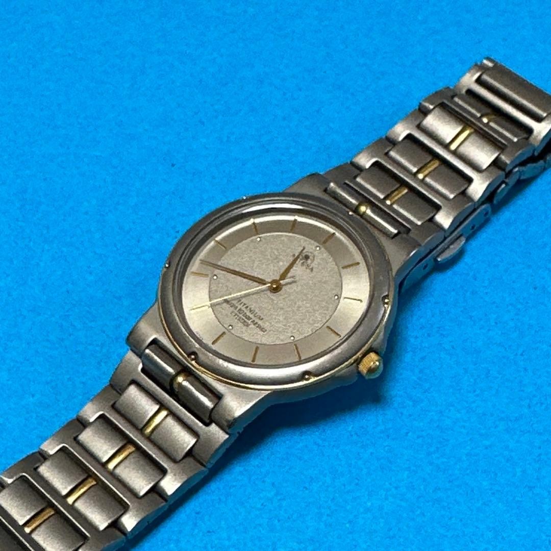 Citizen ATTESA Titanium Quartz Watch Used Tested From Japan