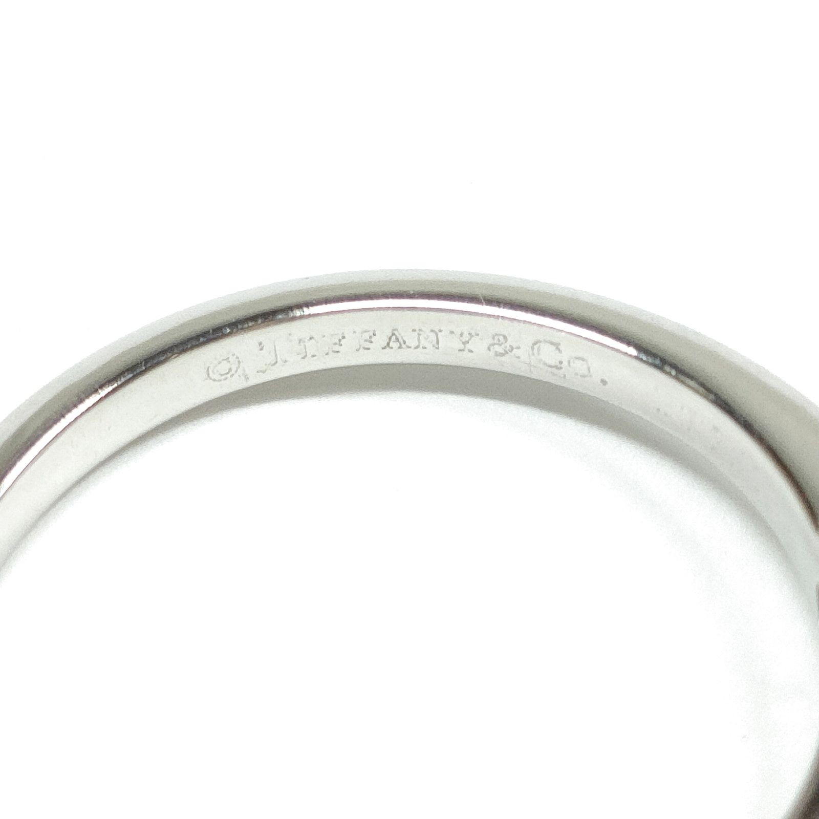 Tiffany and Co. Ring Solitaire Natural Diamond 0.23ct Platinum 2333464