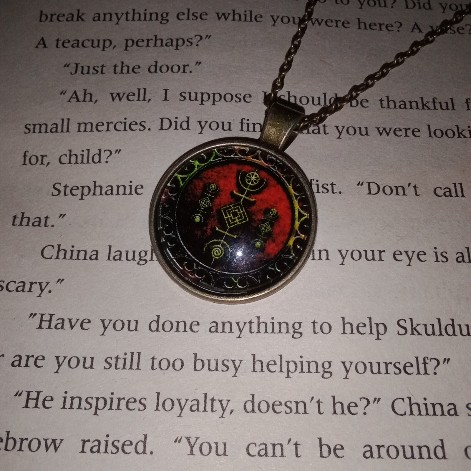 Druid Sigil Of The Cosmos Necklace Pendant Glass Photo Gift Present