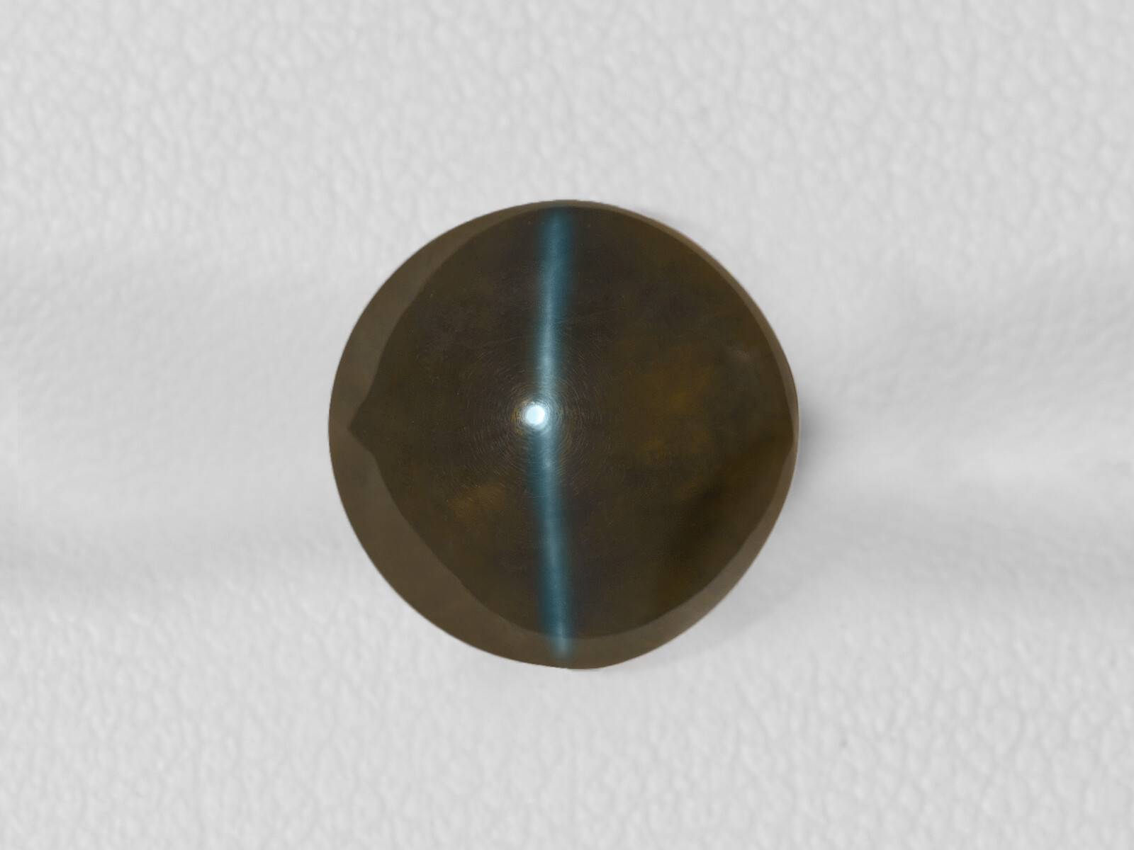 IGI Certified INDIA Chrysoberyl Cat’s Eye 7.69 Cts Natural Untreated Dark Brown