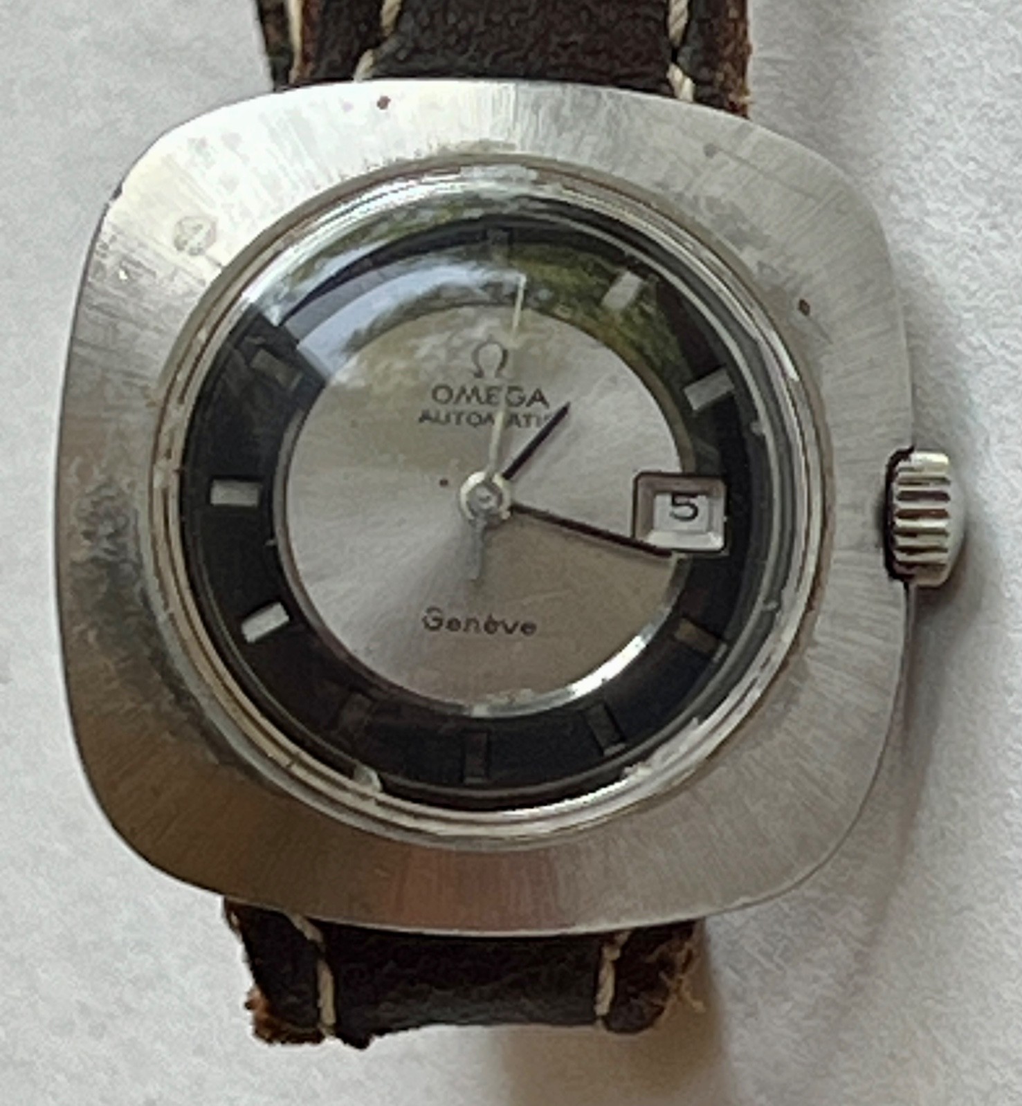 Vintage OMEGA Geneve Automatic Ladies Wristwatch Unique Retro Working