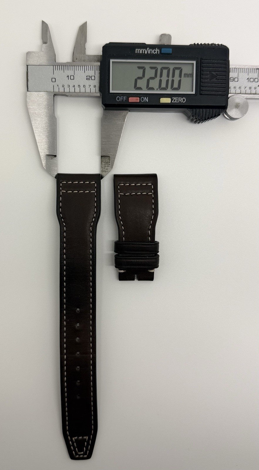IWC 22mm x 18mm Brown Calfskin Leather Watch Strap Band A53023 Authentic OEM