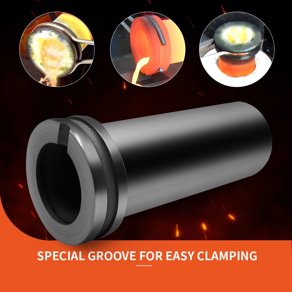 1/2/3 Pack 3KG Graphite Crucible Smelting Tool For Electric Melting Furnace NEW
