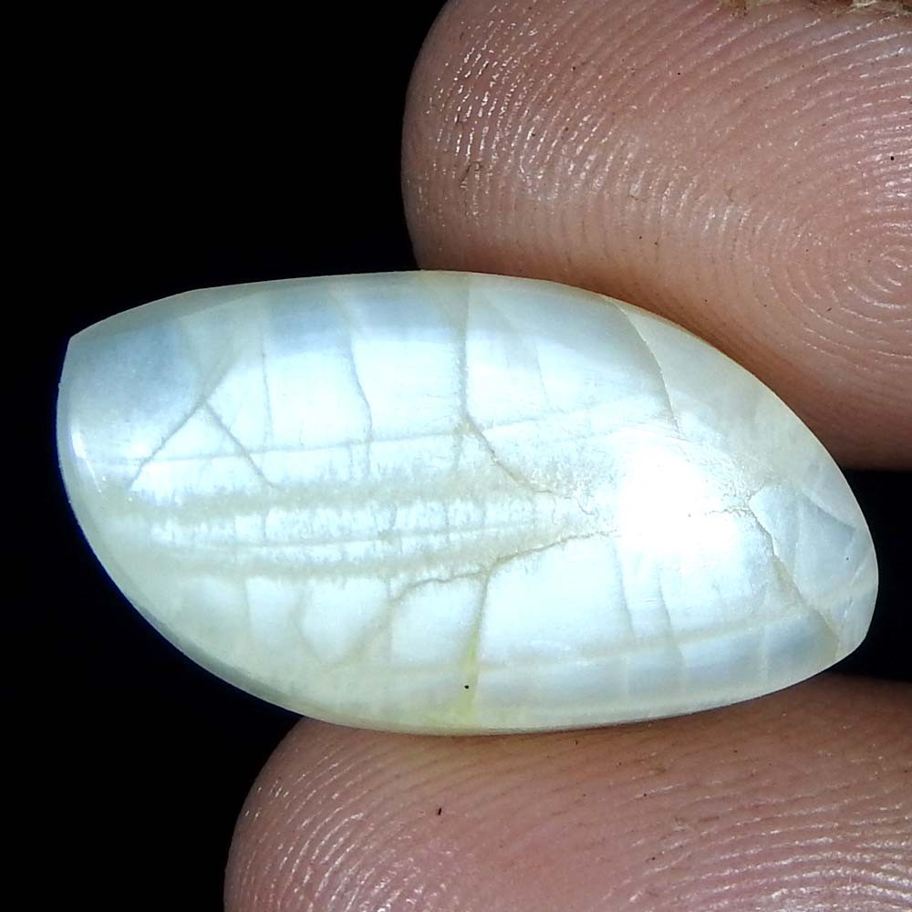 11.45Cts100%Natural Quality Silky Monnstone Fancy Cabochon Loose Gemstone