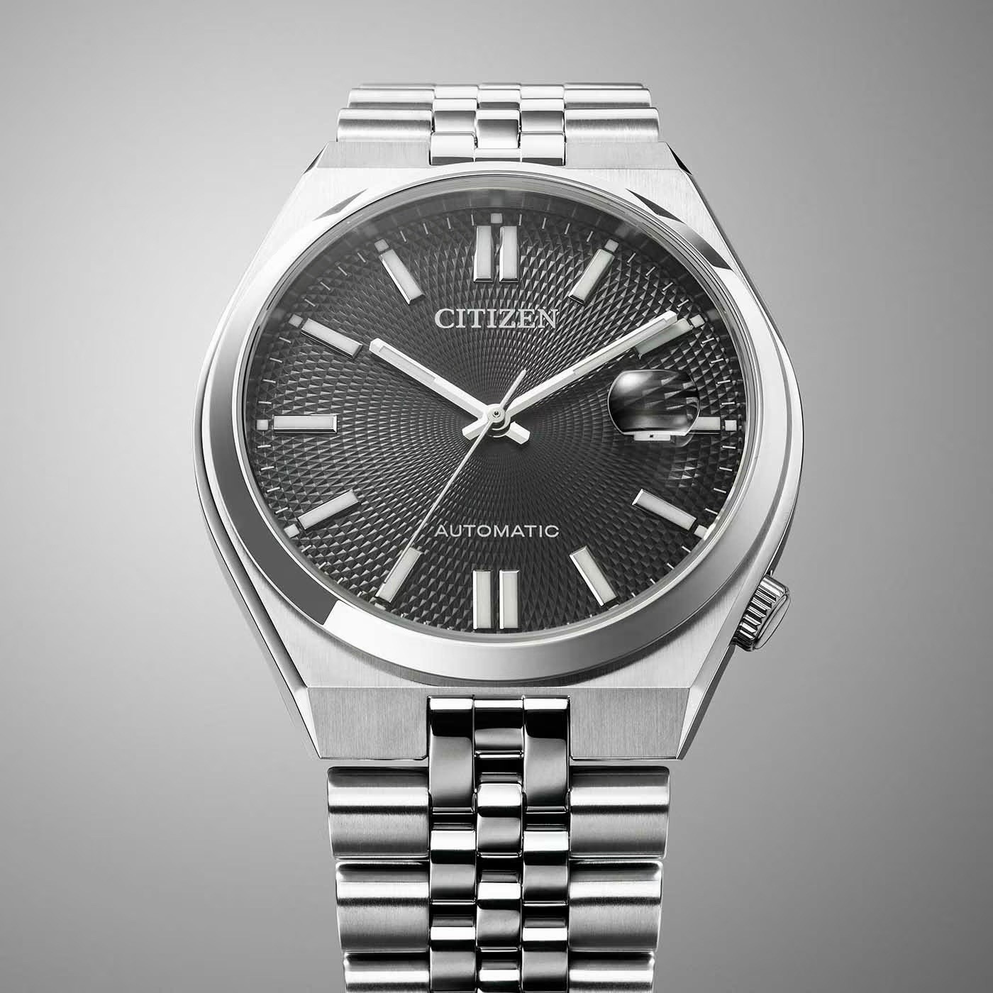 Citizen Tsuyosa 60 NK0020-55E Automatic 37mm Black Dial Sapphire Watch