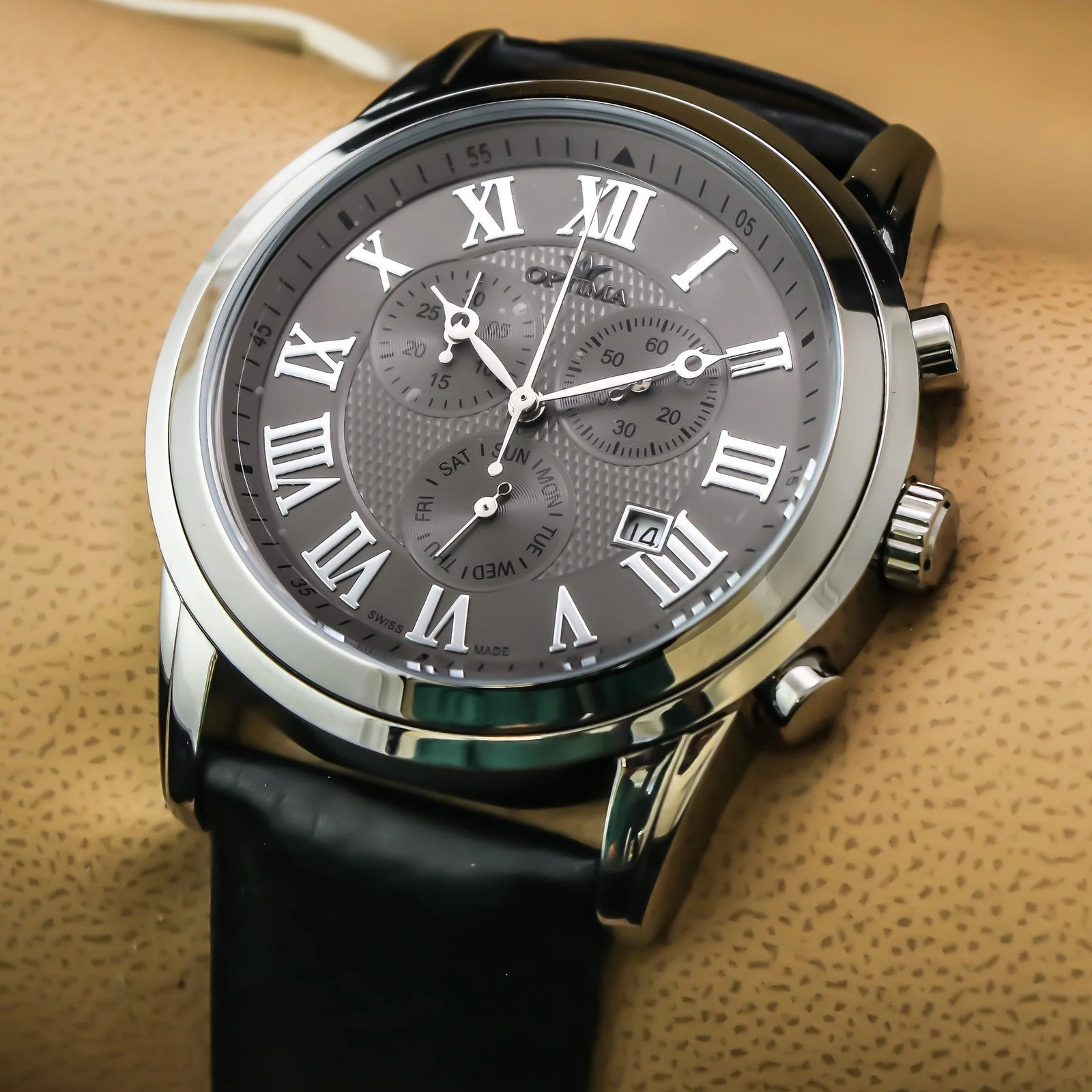 OPTIMA – Swiss Chronograph – OSC334-SL-2 Swiss Chronograph Ronda 44 mm OSC334