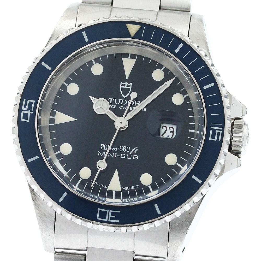TUDOR Prince Oyster Date Mini Sub 73090 Navy Dial Automatic Boy’s Watch_967831