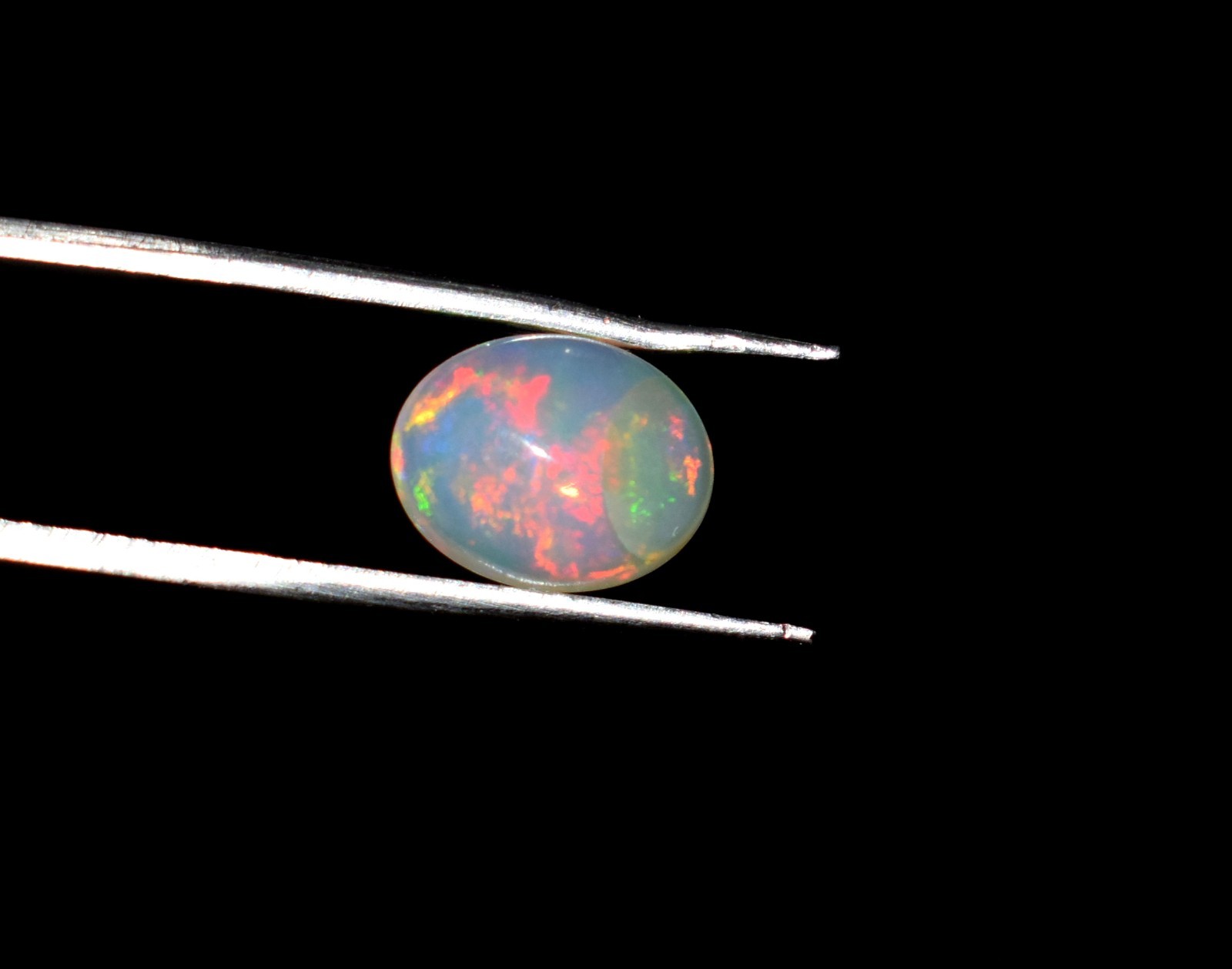 Naturel Ethiopian Welo Fire Opal Cabochon Loose Gemstone 8×10 mm