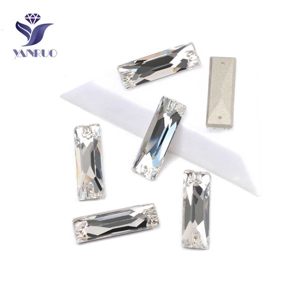 Crystal Clear Color Different Shape and Size Sew on Rhinestones DIY Sewing Beads