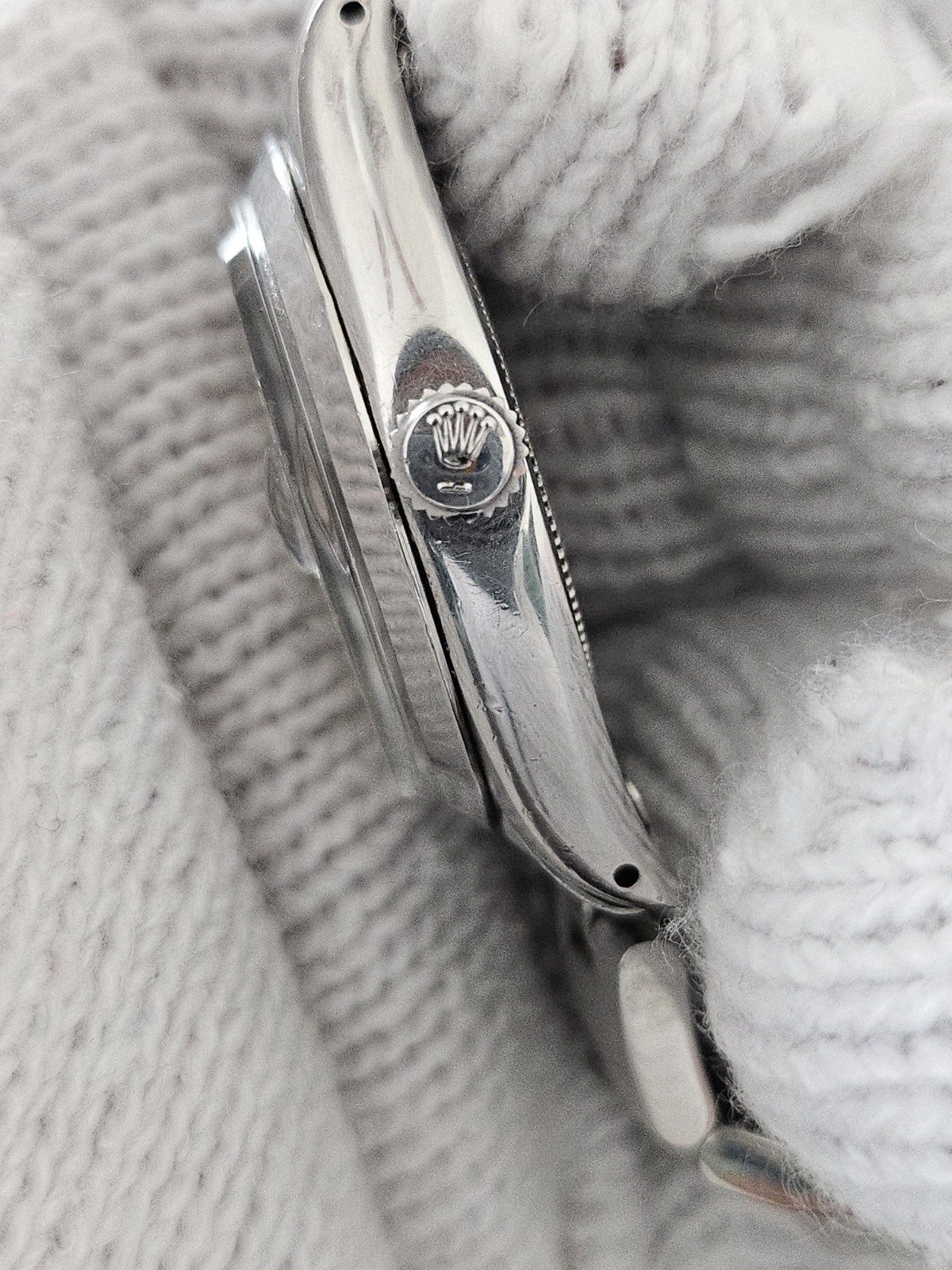 Rolex 34mm OysterDate Precision Vintage Watch 6694 + Rolex Box