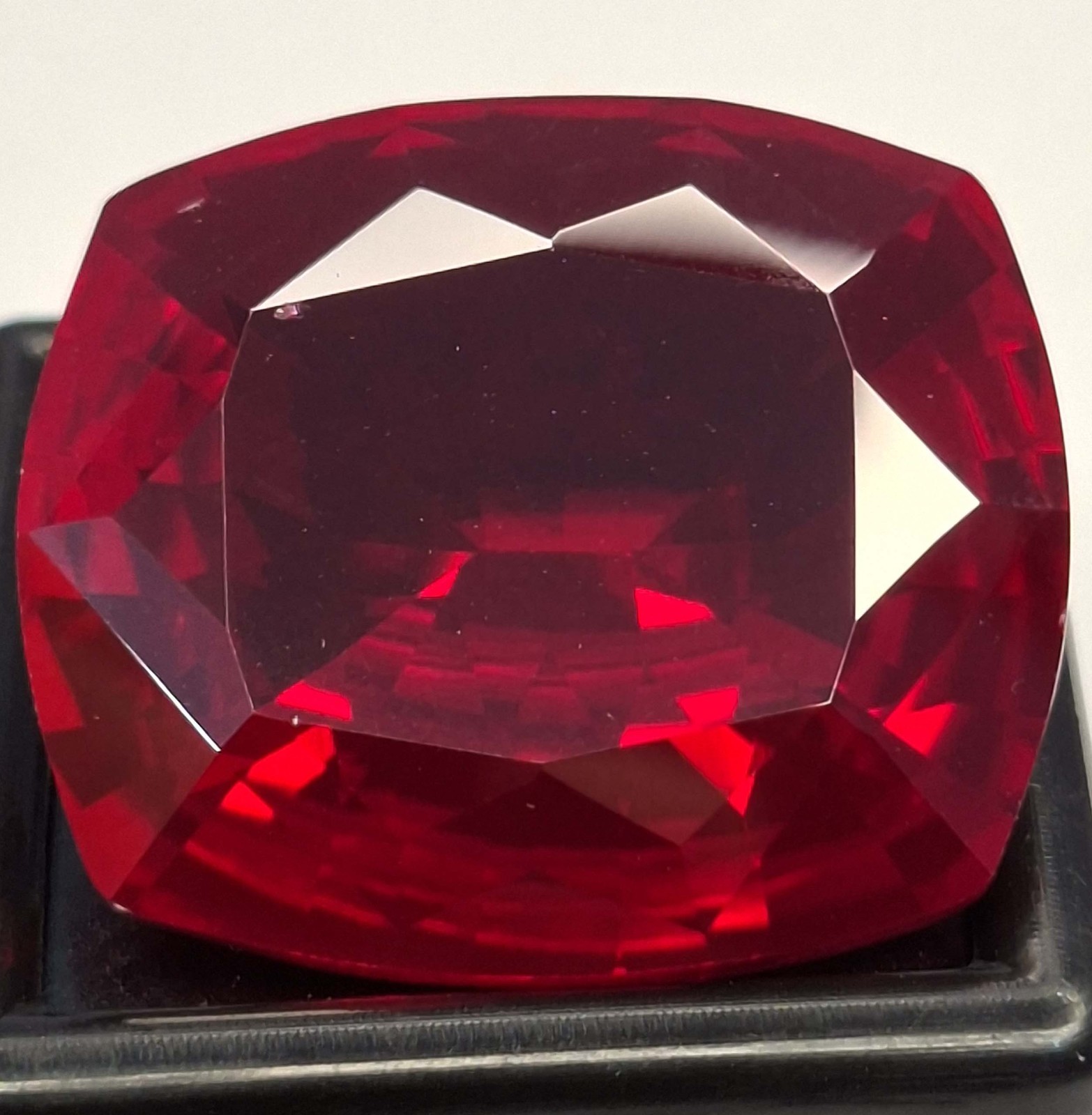 Mozambique Red Ruby Cushion Cut 58-60 Ct Natural Certified Loose Gemstone AB138