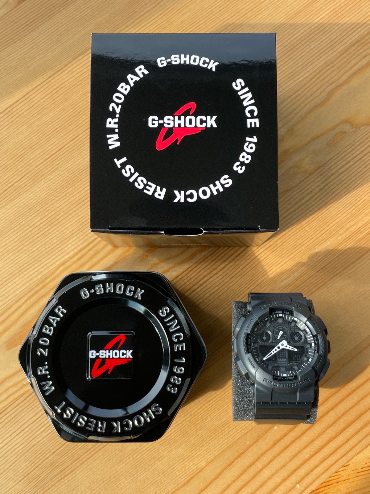 Casio G-Shock Analog Digital GA-100-1A1ER Black Watch Men’s