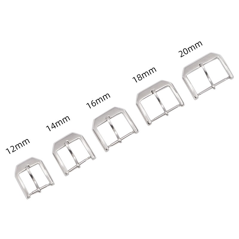 Stainless Steel Pin Buckle Leather Strap Watch Buckle 12 14 16 18 20 22 for IWC