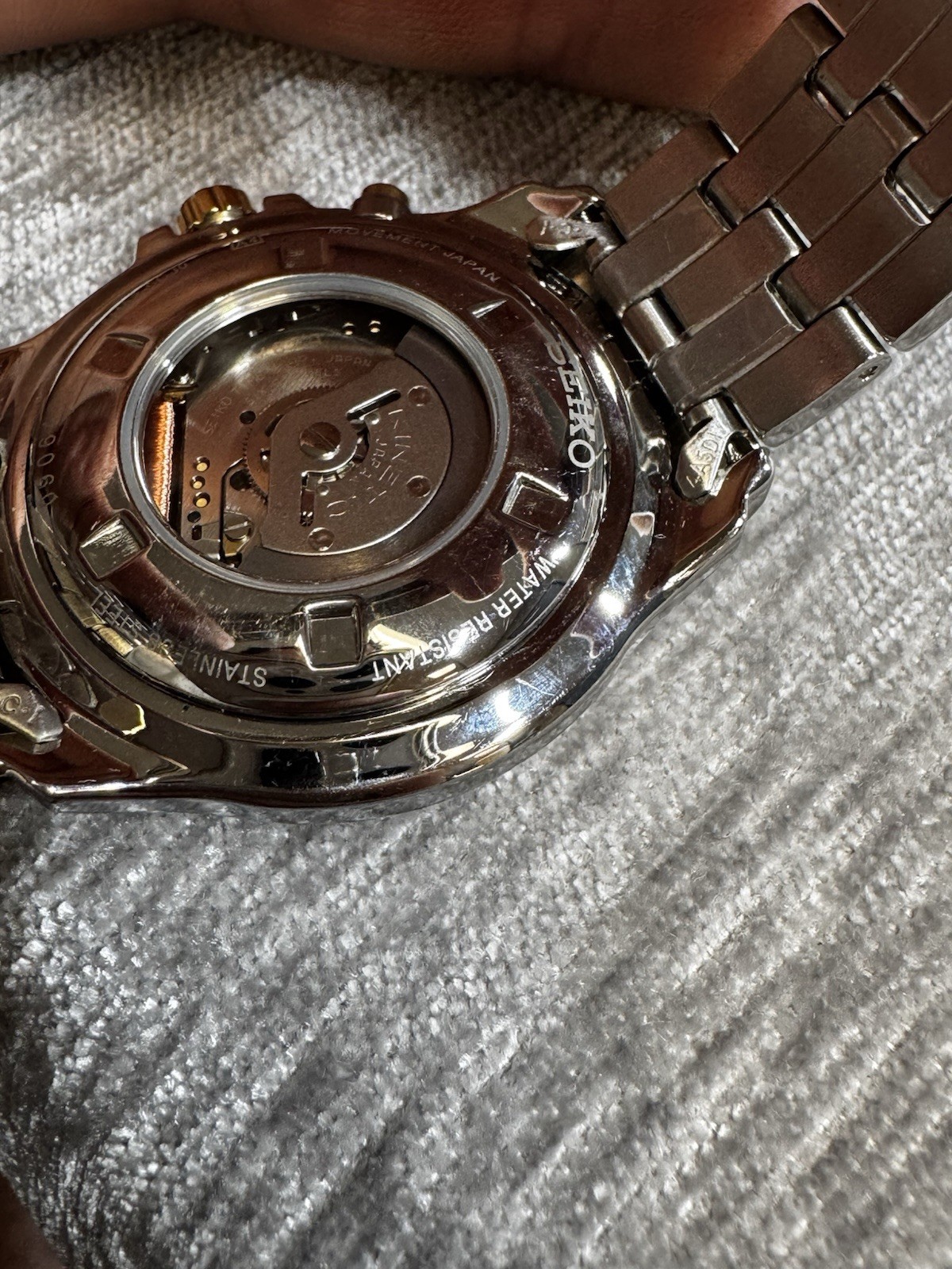 Seiko Kinetic Watch 5M62-0CJ0 Boeing Airplanes 35 Years Anniversary Retirement