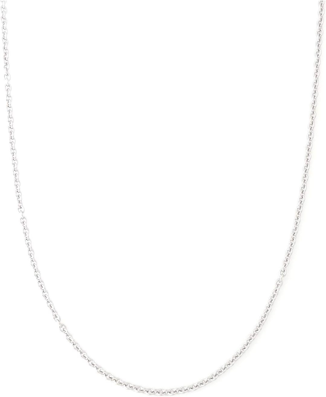 2MM Stainless Steel Necklace – Thin Cable Chain for Women & Men, 24 inch
