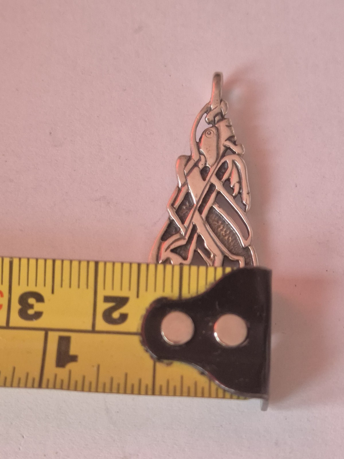 Ortak Celtic Zoomorphic Sterling Silver Pendant Only Malcolm Gray