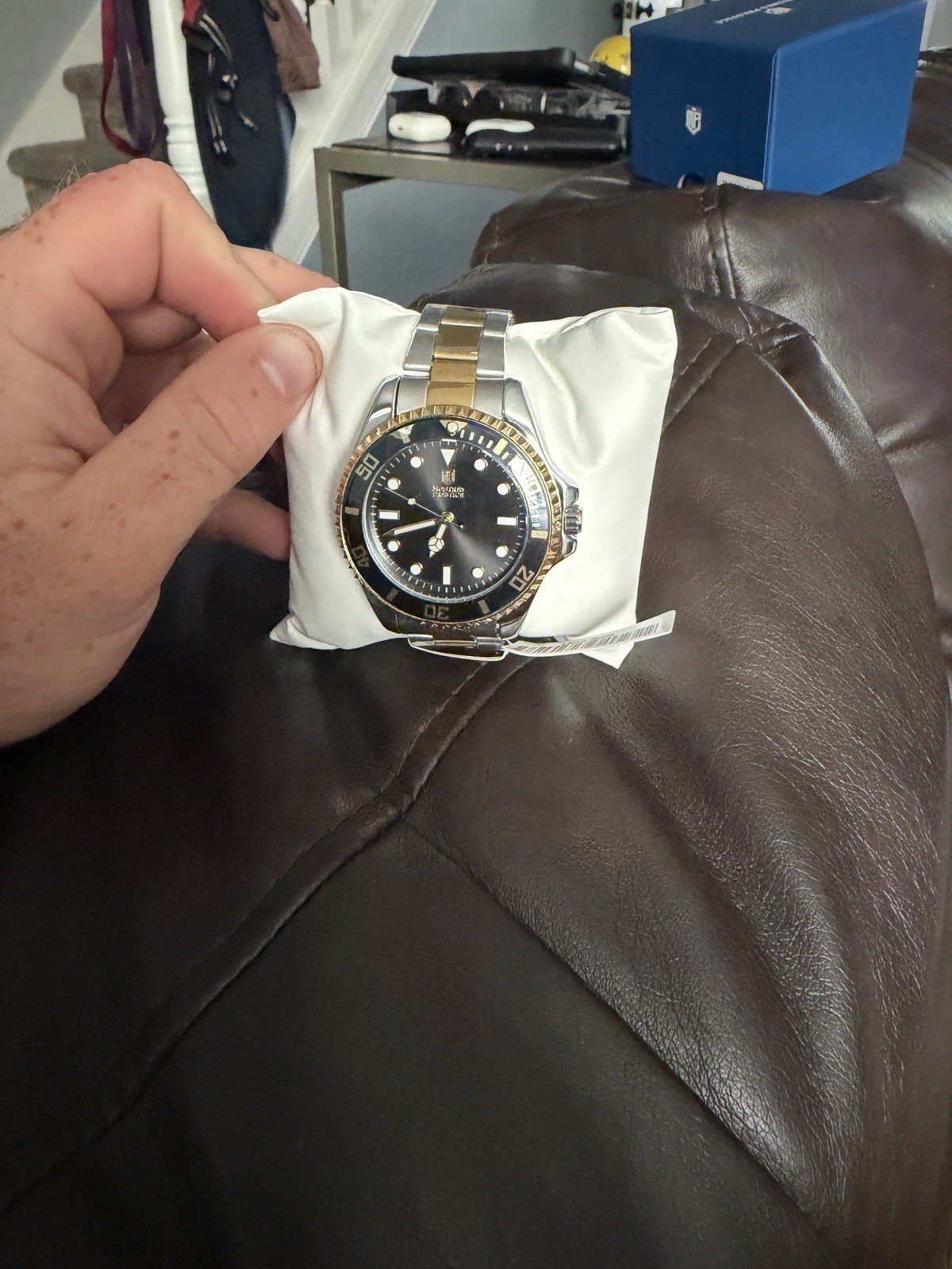 Invicta x Montres Prestige Men’s Watch 42mm Gold/Black- $195