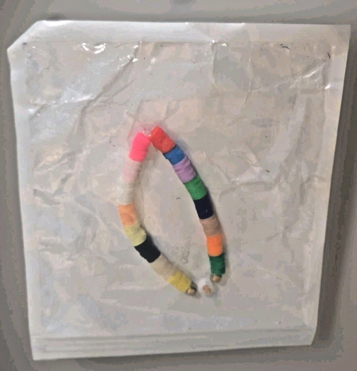 Bracelet Fun With Color – HANDMADE – “S” – APPROX. 6″
