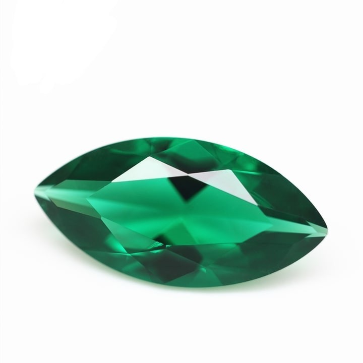 AAA Loose Gemstone Emerald Marquise Synthetic Fine Cut For Making All Jewelry
