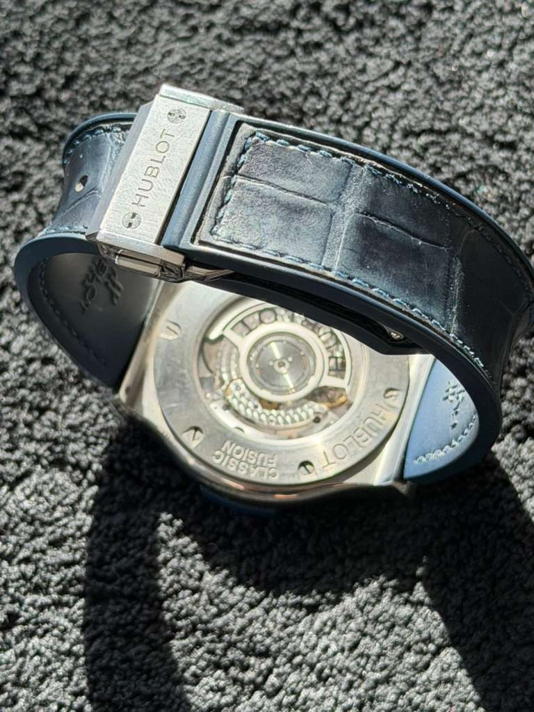 MINT Pre-owned Hublot Classic Fusion Date Chronograph Titanium 45MM Men’s Watch