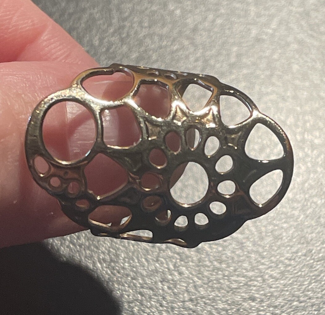 Thomas Sabo Filigree Silver Gilded Ring Size 7 (ish)