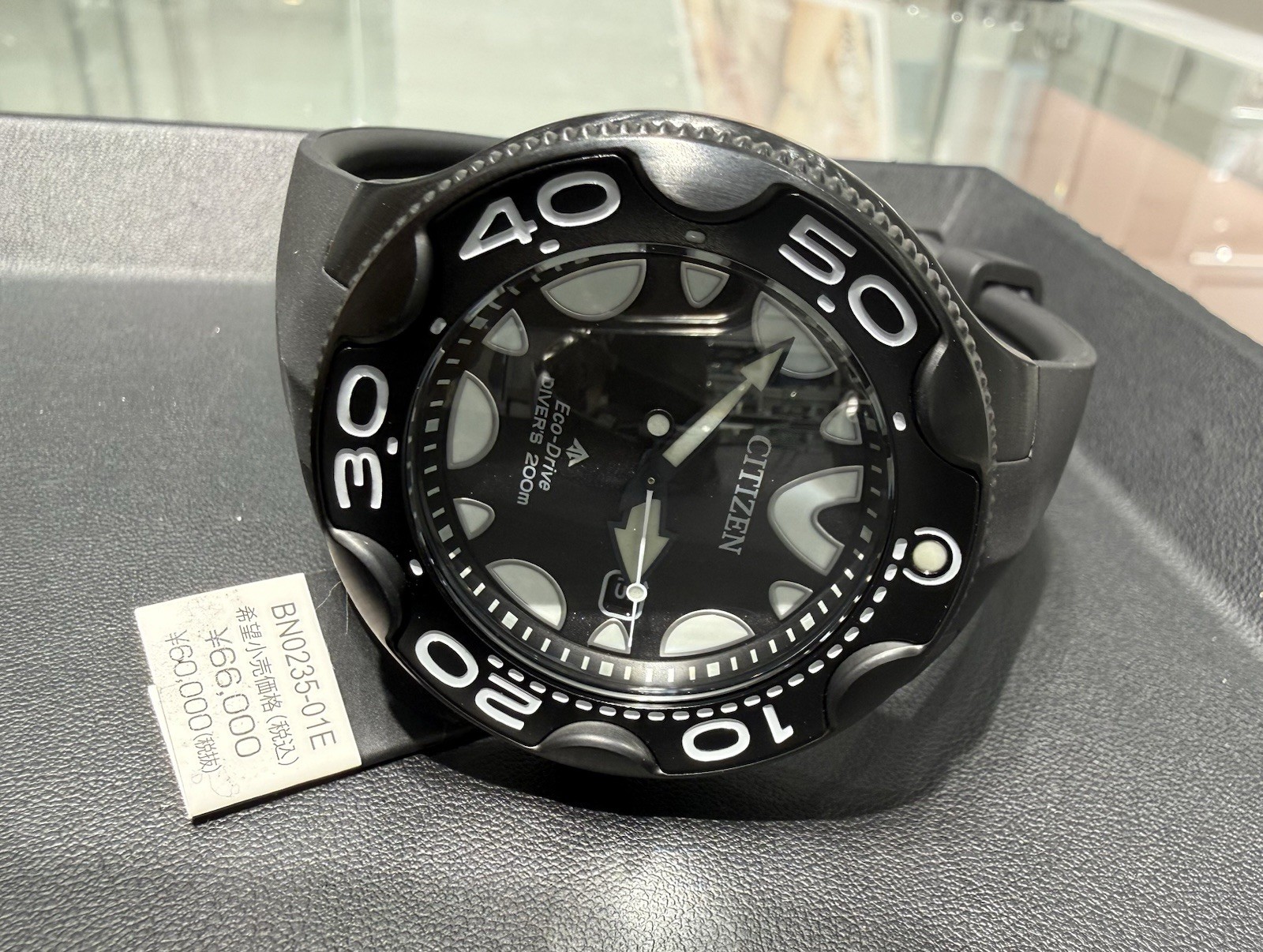 Citizen BN0235-01E Eco Drive Diver 200m Black Dial Watch New