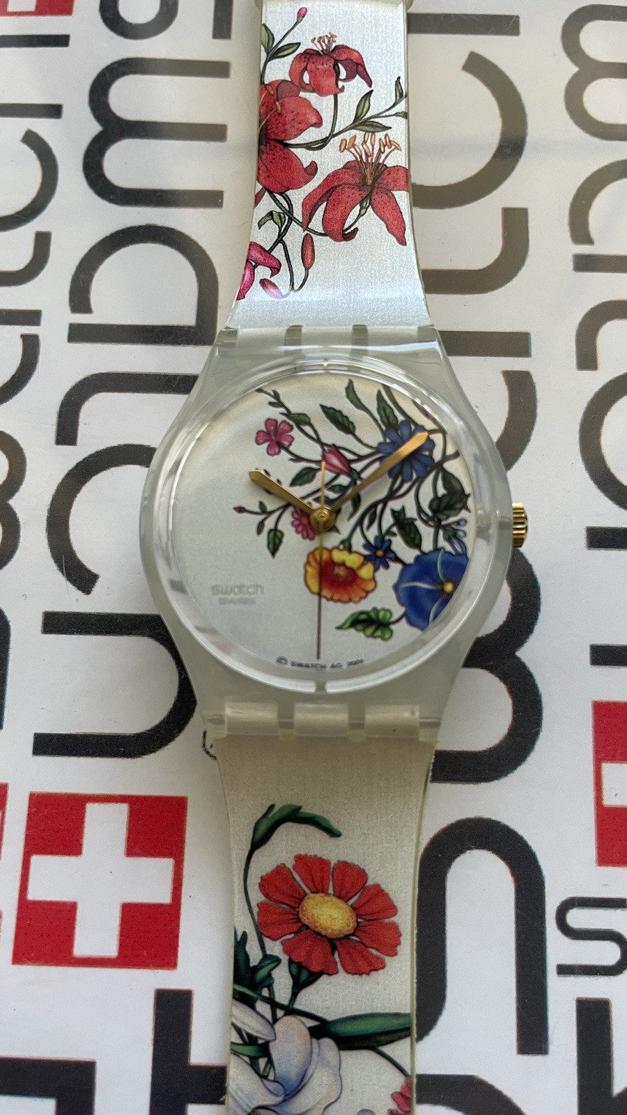 Swatch Spring Touch GW132 2002 Standard Gents 34mm Excellent Condition