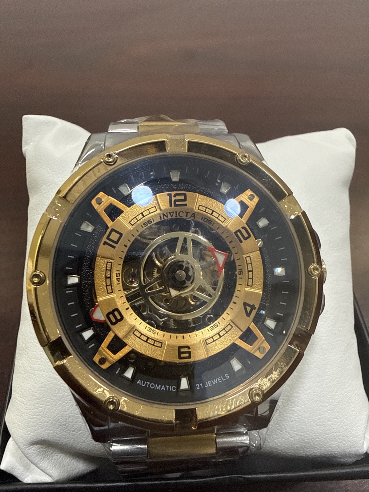 🔥 Invicta Racing Interpoint 70079 Gold 43.5mm Automatic Men’s Watch🔥🔥🔥
