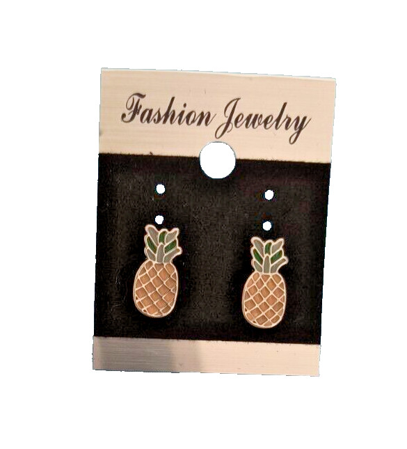 New Fashion Jewelry Girls Teens Post/Stud Earrings Pineapples Multicolor