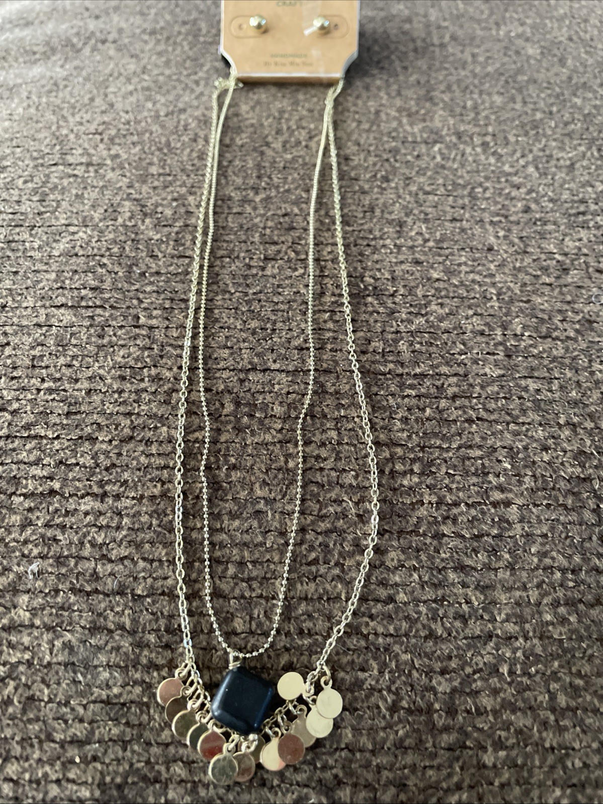 Mia Inspirations by Kim Min Sun 2 Necklaces and Earring Set New