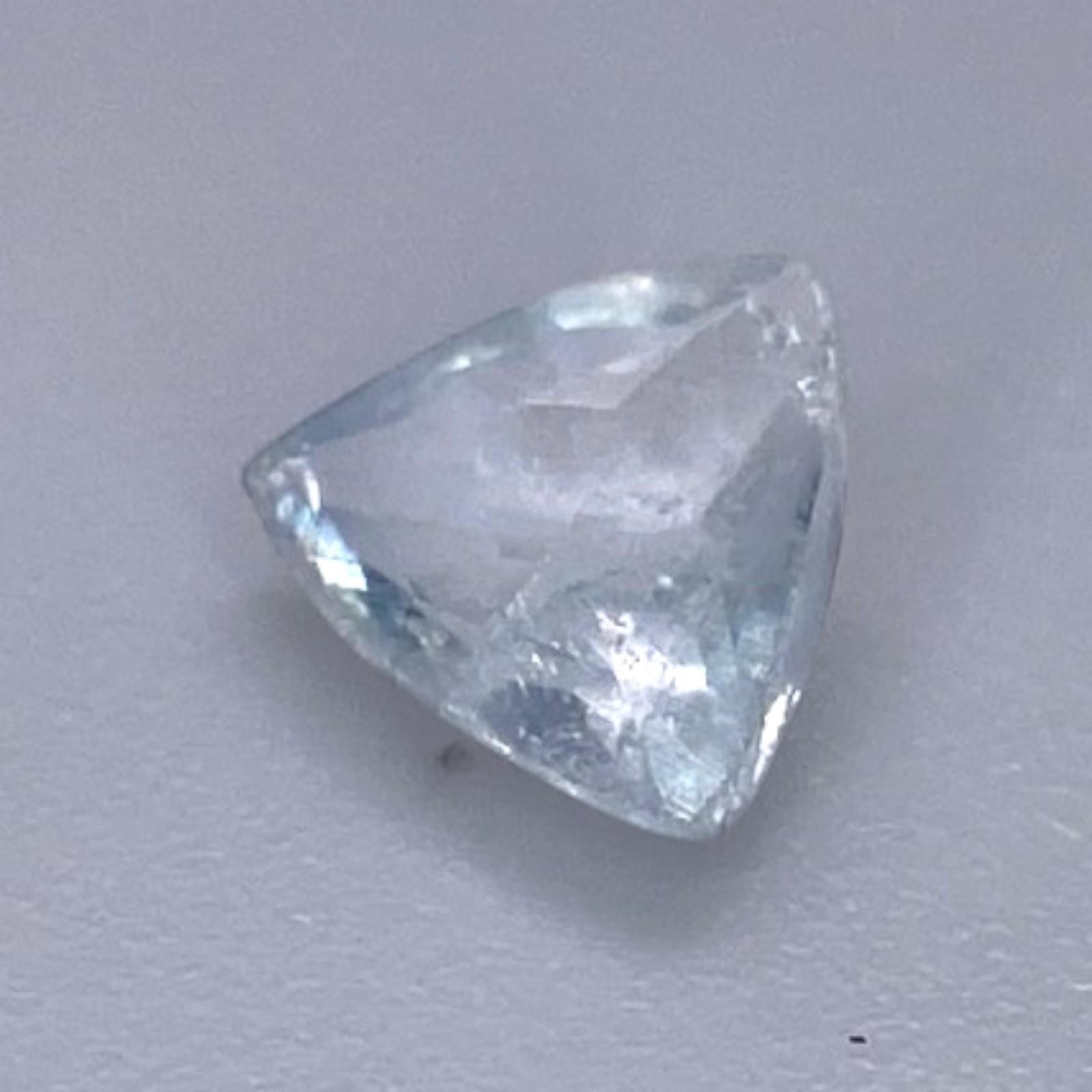 0.65 ct CELESTITE – MADAGASCAR – Natural Rare Untreated Faceted – FREAKINGCAT