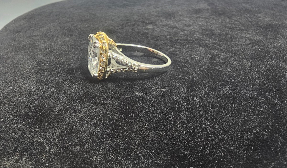 Silver & Gold Colored Ring