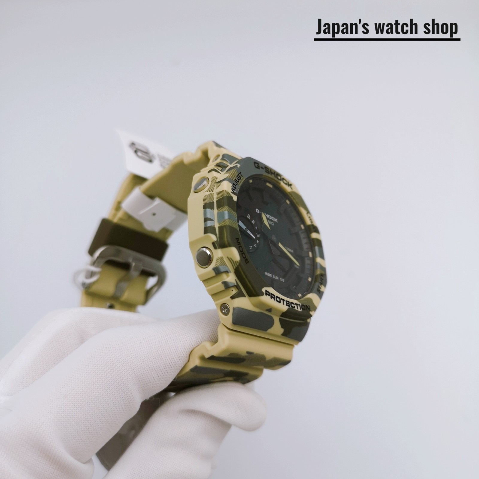 CASIO G-SHOCK GA-2100CM-5AJF Black Camouflage Green Unisex Watch New in Box