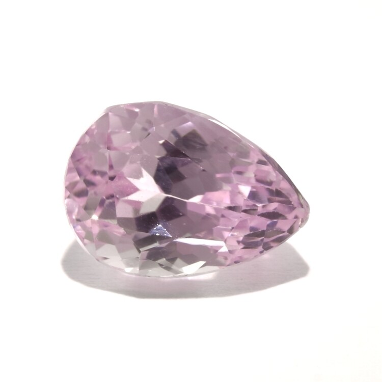 KUNZITE 13 x 9.2 MM PEAR CUT ALL NATURAL F-5214