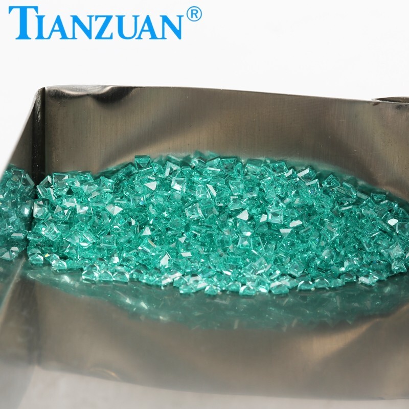 Small Size Trapezoid Shape YAG Paraiba Color Yttrium Aluminum Garnet Loose gems