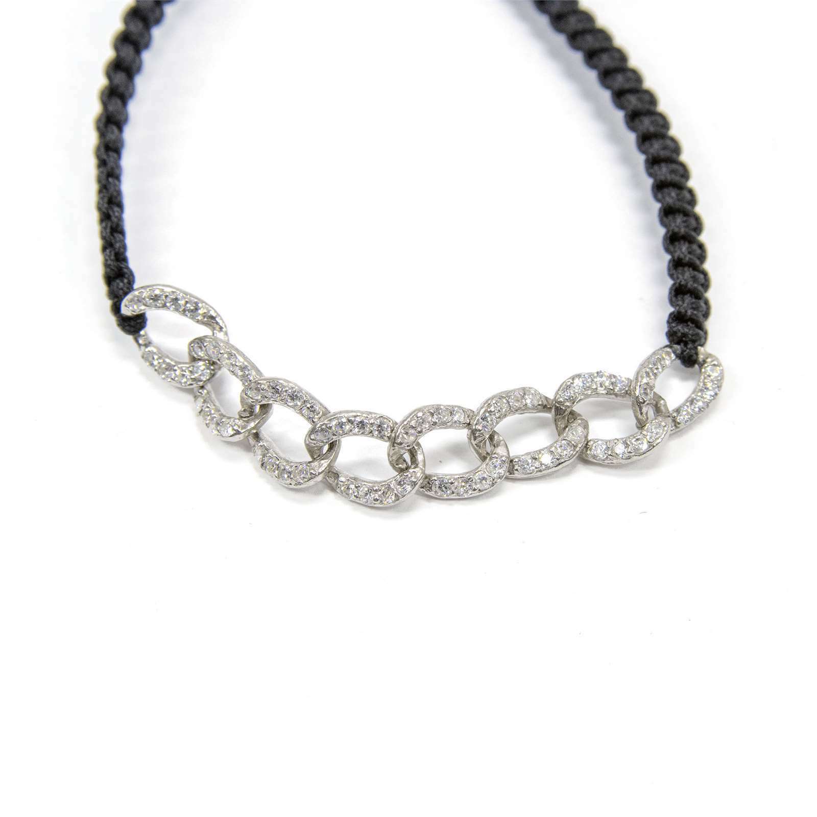 NEW Athra Womens Jewelry Links Adjustable Cotton String Bracelet